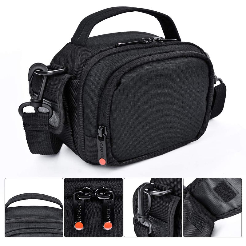 FOSOTO حقيبة كاميرا FOSOTO متوافقة مع كانون VIXIA HF R800 R700، سوني HDR-CX405 CX675 CX670 SR12 FDRAX53، باناسونيك HC-V770 HC-V180 HD، روك بيردز HDV-5052STR، باور ليد PL-601 بوتو PLD078 HC-V770 HD - Image 2